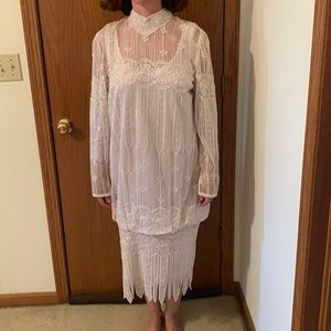 Beaded flapper like dress